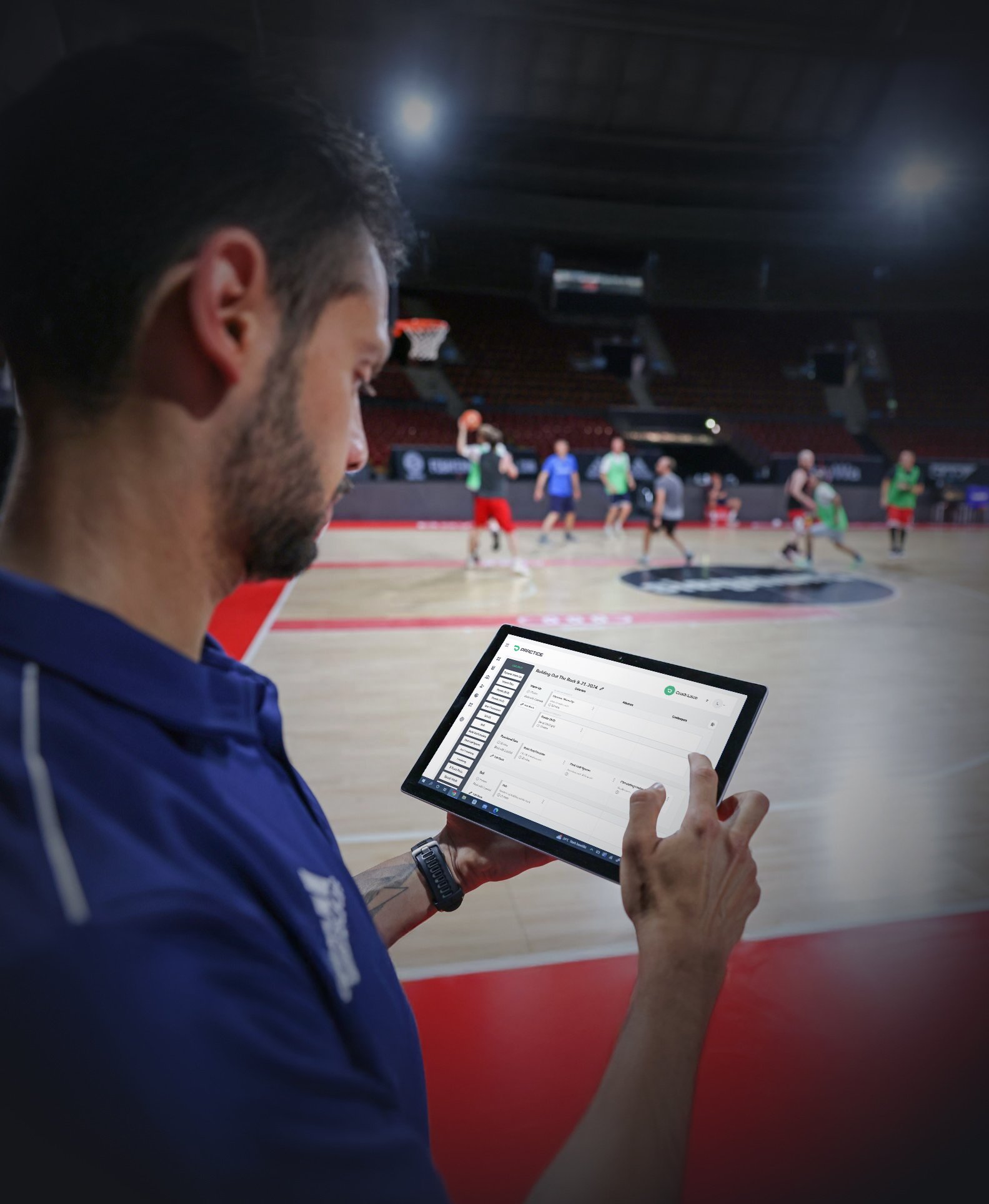 Practice Planner Mockup Basketball